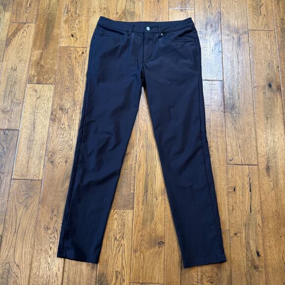 Lululemon Other - Lululemon ABC 5 Pocket Pants Mens 32 Black Slim Chino Stretch Athleisure
